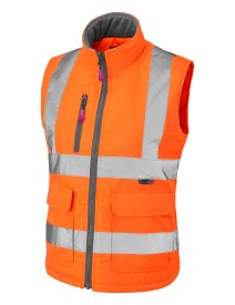 Leo Sandymere BWL01-O Ladies Bodywarmer Orange